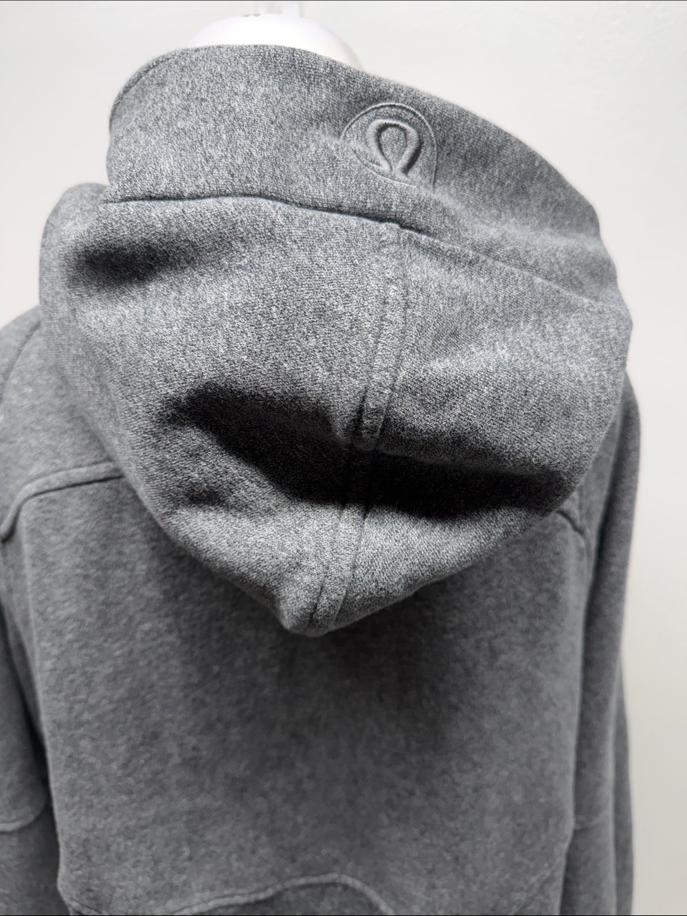 Lululemon Scuba Hoodie Oversized Full Zip Hooded Sweatshirt Fleece Gray M / L - Picture 5 of 8